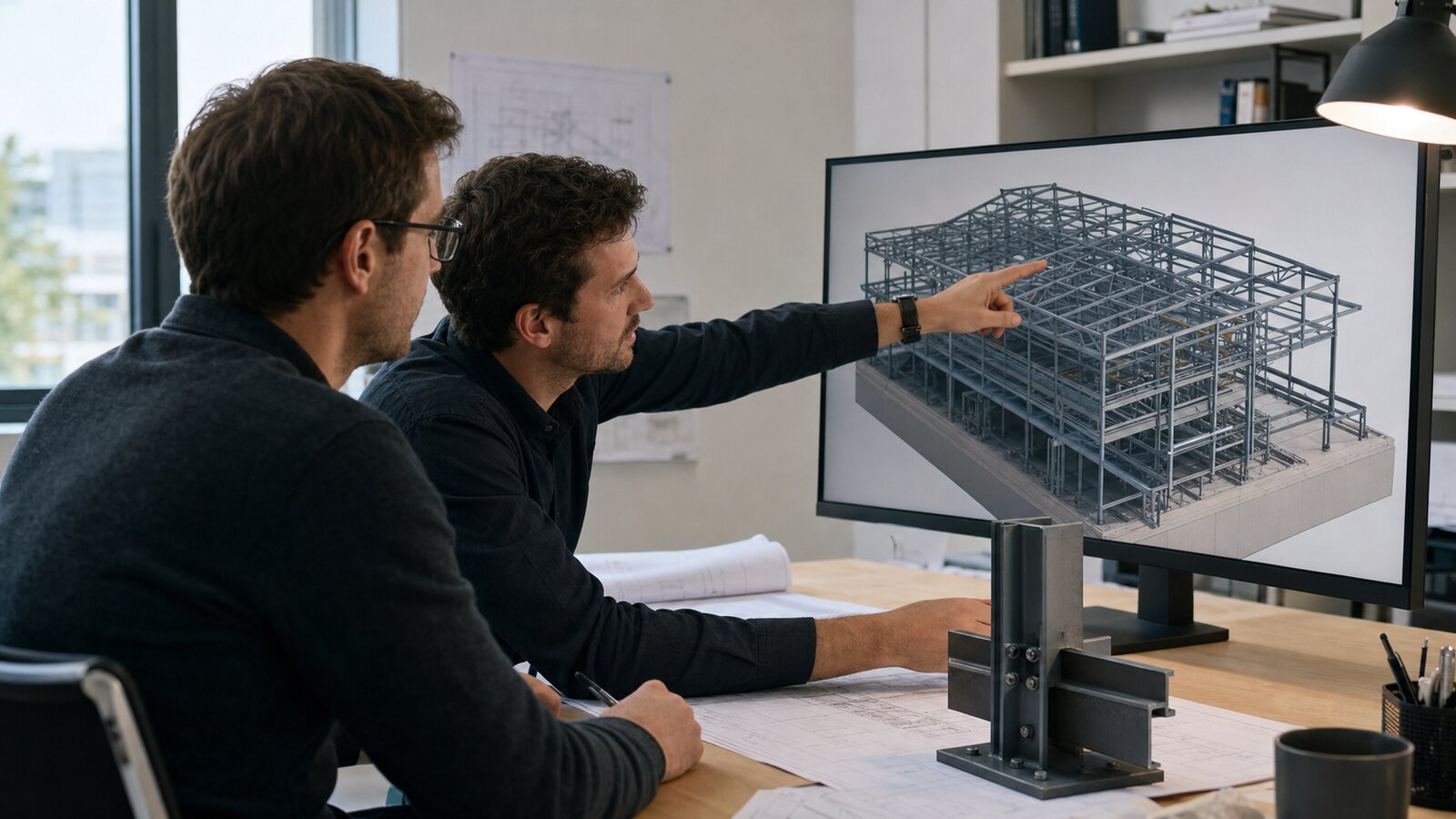 BIM-модель промышленного здания и рабочая документация